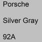 Preview: Porsche, Silver Gray, 92A.